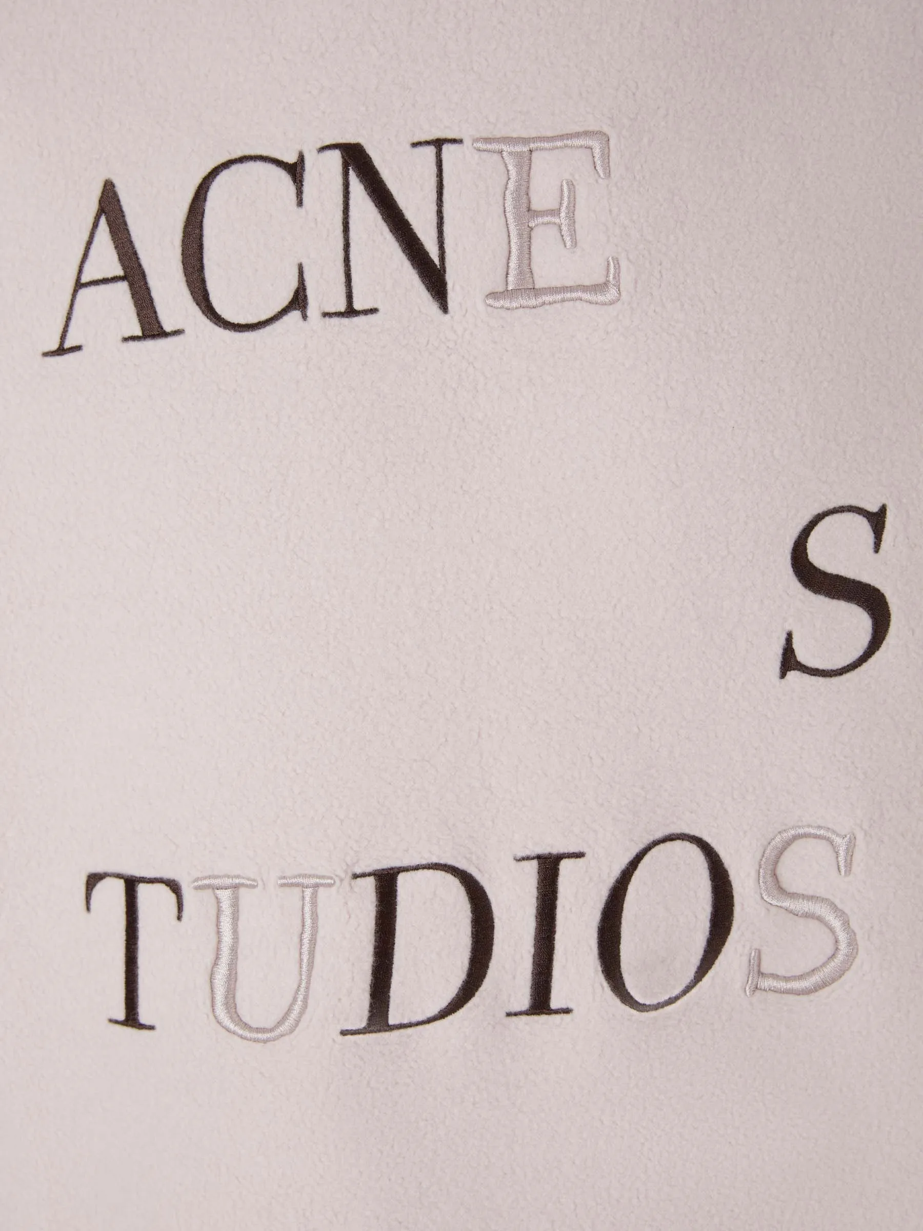 Acne Studios Camiseta Logo Bordado