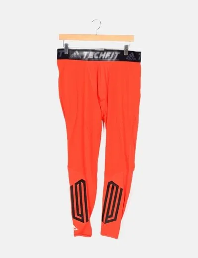 Adidas Legging naranja deportivo