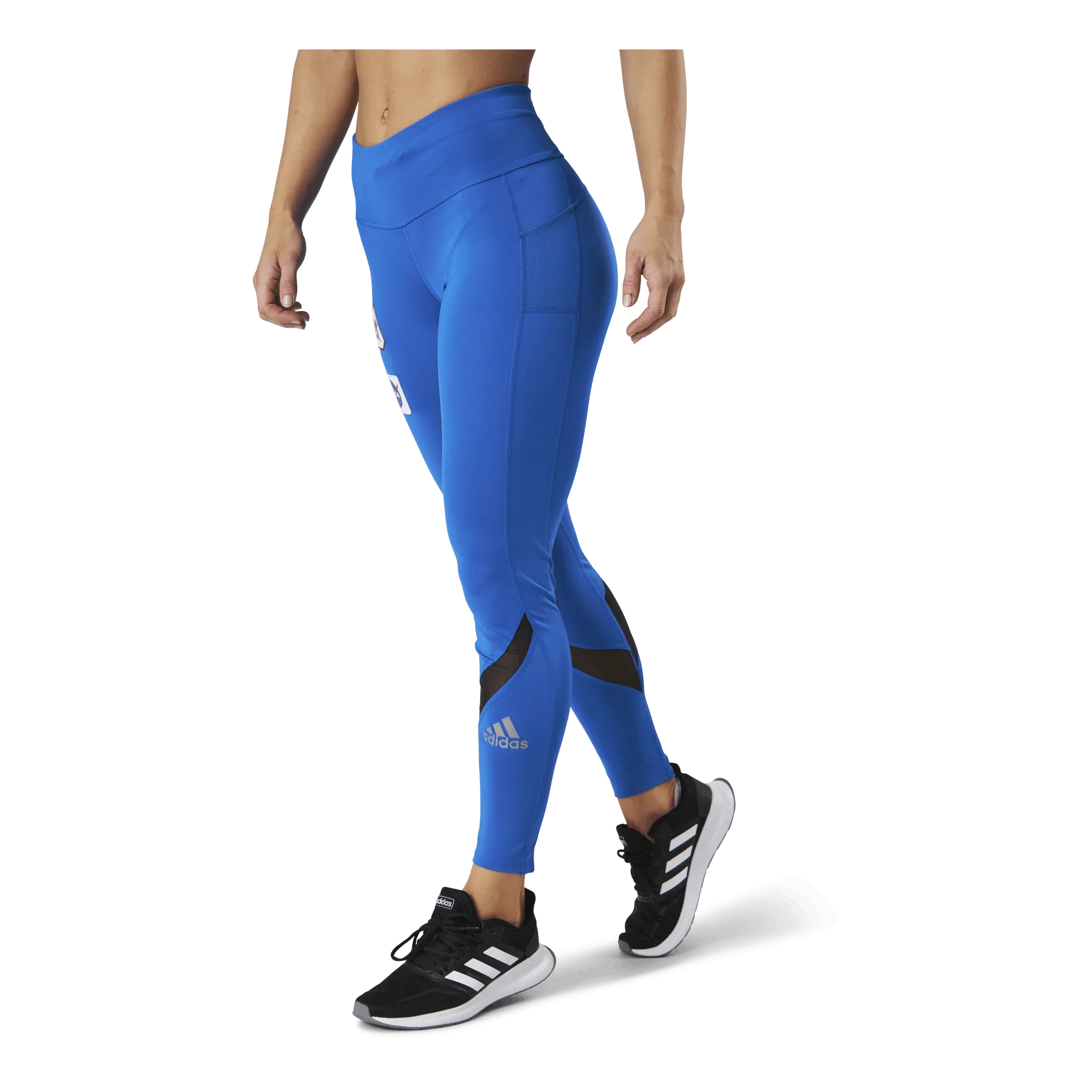 Adidas Own The Run Space Race 7/8 Run Leggings Women Football Blue