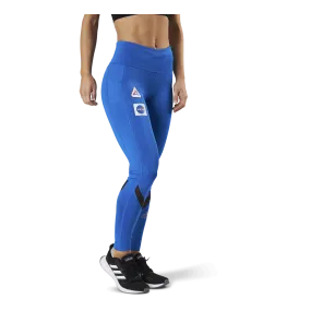 Adidas Own The Run Space Race 7/8 Run Leggings Women Football Blue