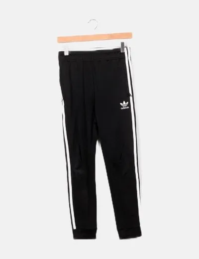 Adidas Pantalón negro deportivo