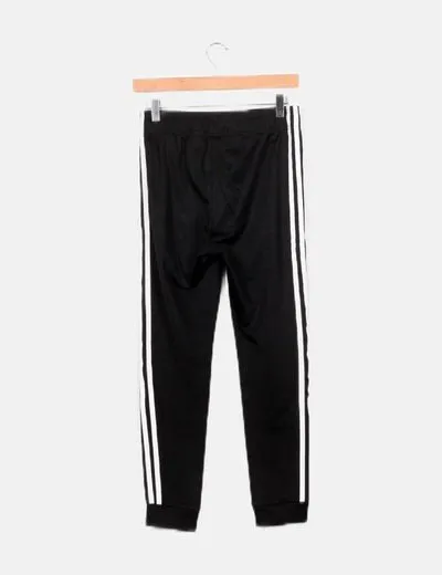 Adidas Pantalón negro deportivo