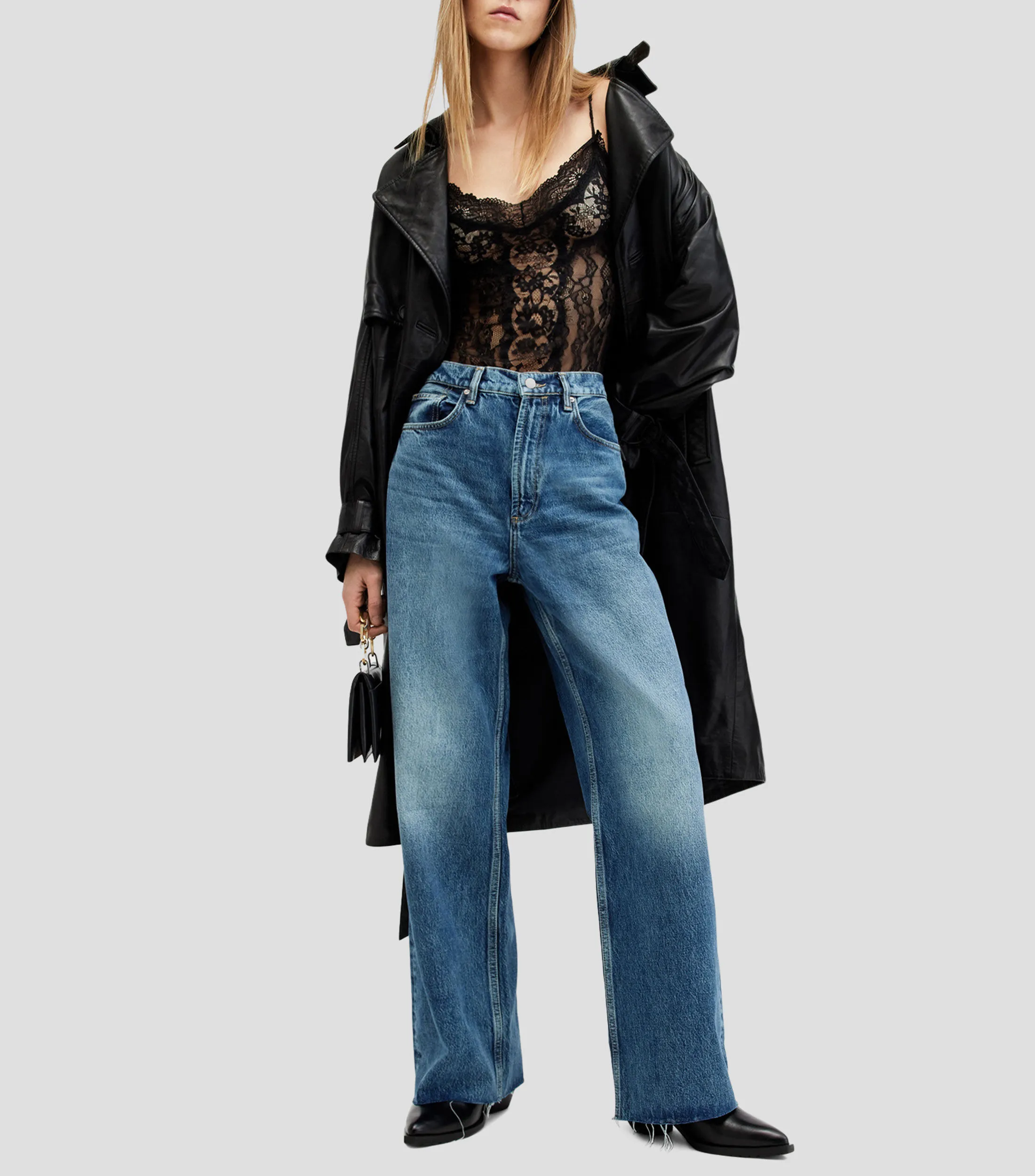 AllSaints Jeans de corte recto Mujer