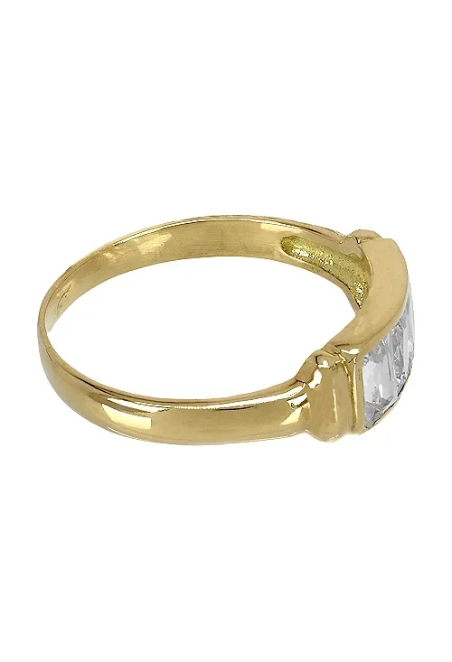 Anillo oro 18K, sortija con galería circonitas 139_7028-S-OA-C