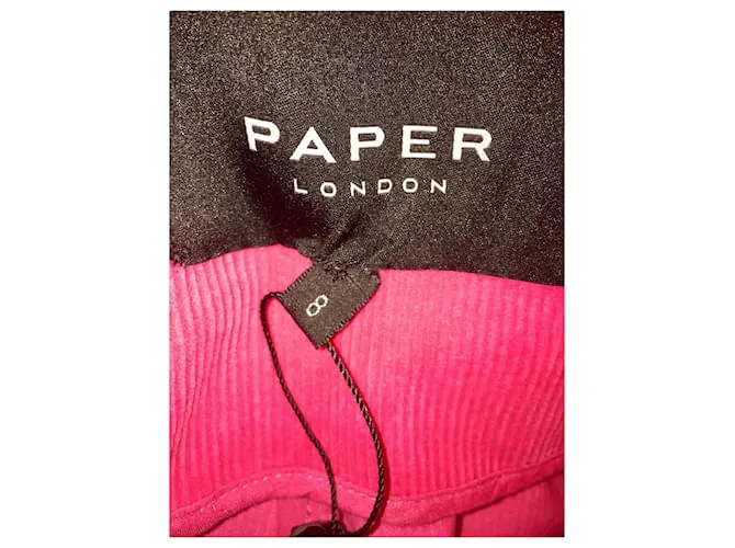 Autre Marque Pantalón gemelo recortado Paper London Rosa 