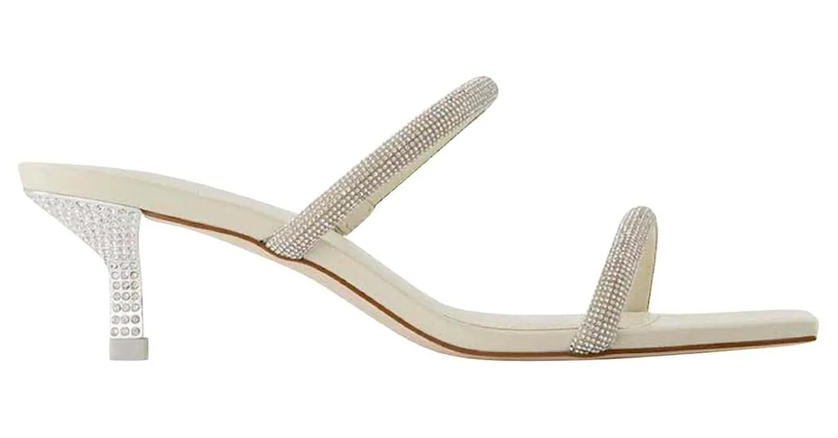 AUTRE MARQUE SANDALIAS NAMI  CULT GAIA  CREMA  STRASS BLANCO 