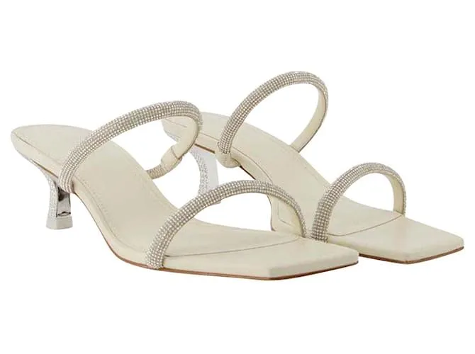 AUTRE MARQUE SANDALIAS NAMI  CULT GAIA  CREMA  STRASS BLANCO 