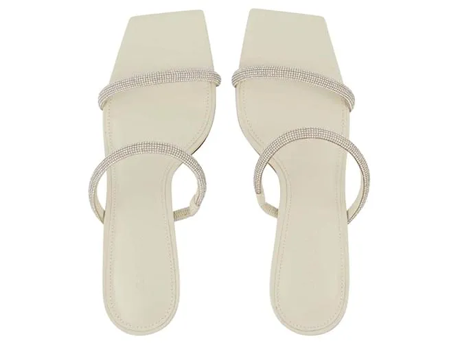 AUTRE MARQUE SANDALIAS NAMI  CULT GAIA  CREMA  STRASS BLANCO 