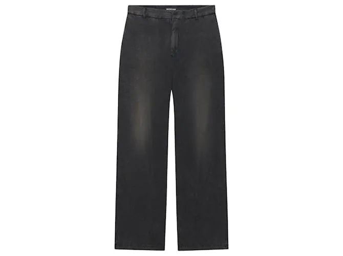 Balenciaga - Pantalón slim Worn-Out de punto vintage negro 