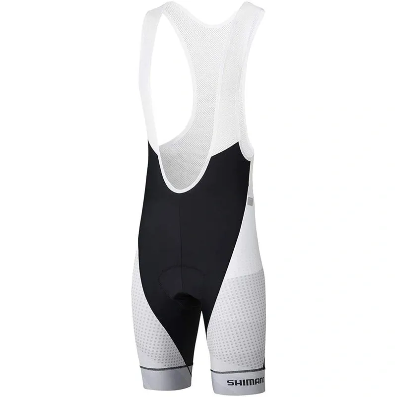 BIB SHORTS SHIMANO BREAKAWAY BLANCA TALLA S