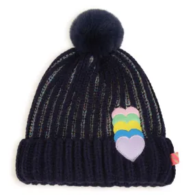 BILLIEBLUSH Gorro de rayas con corazones