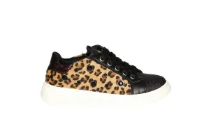 Blucher Cordon Leopardo Con Glitter