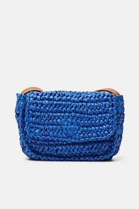 Bolso bandolera con solapa de ganchillo