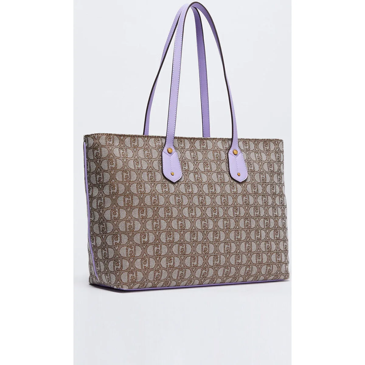 Bolso tote con jacquard logotipo