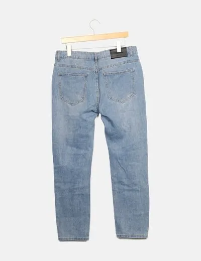 Boohoo Jeans denim azul ripped