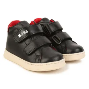 BOSS Deportivas de cuero con velcro