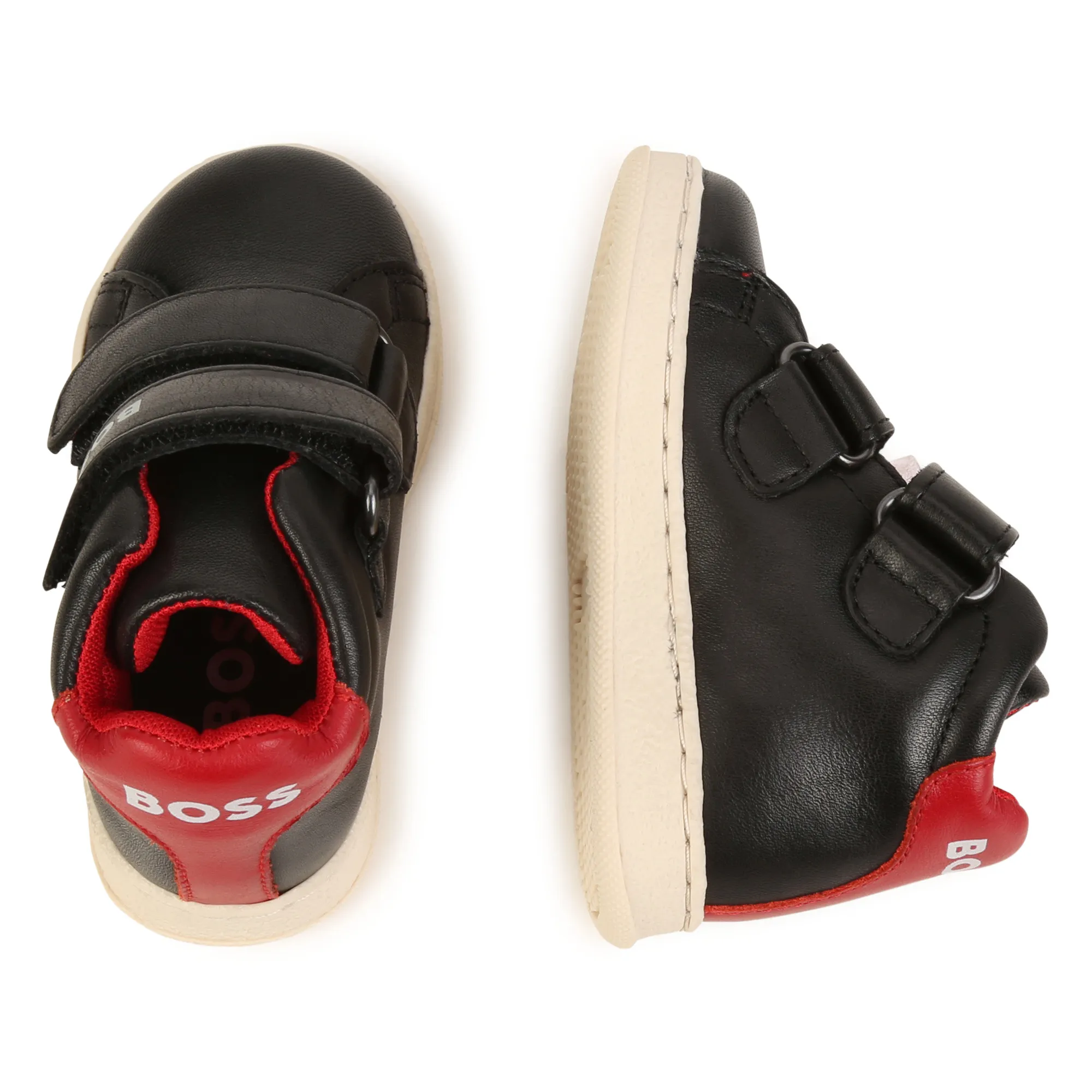 BOSS Deportivas de cuero con velcro