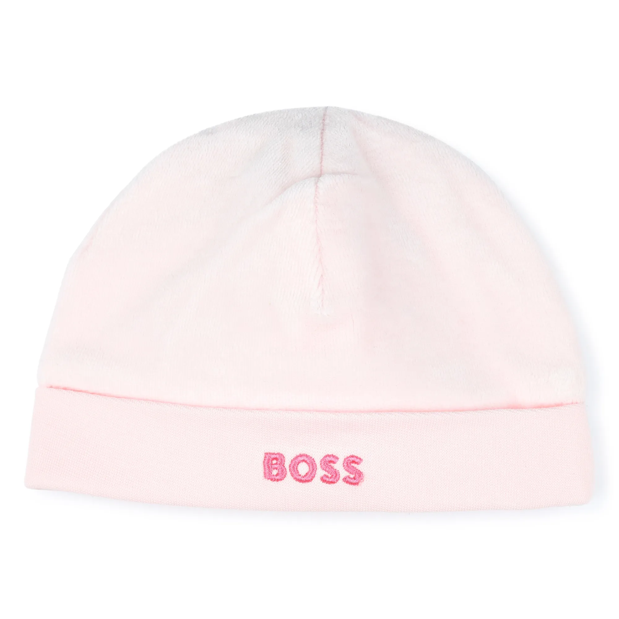 BOSS Gorro de terciopelo bordado