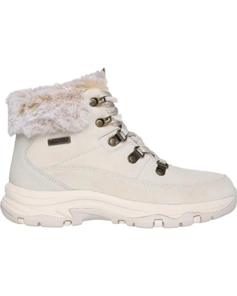 Botines SKECHERS  de Mujer TREGO SNOW WORRIES  BEIG