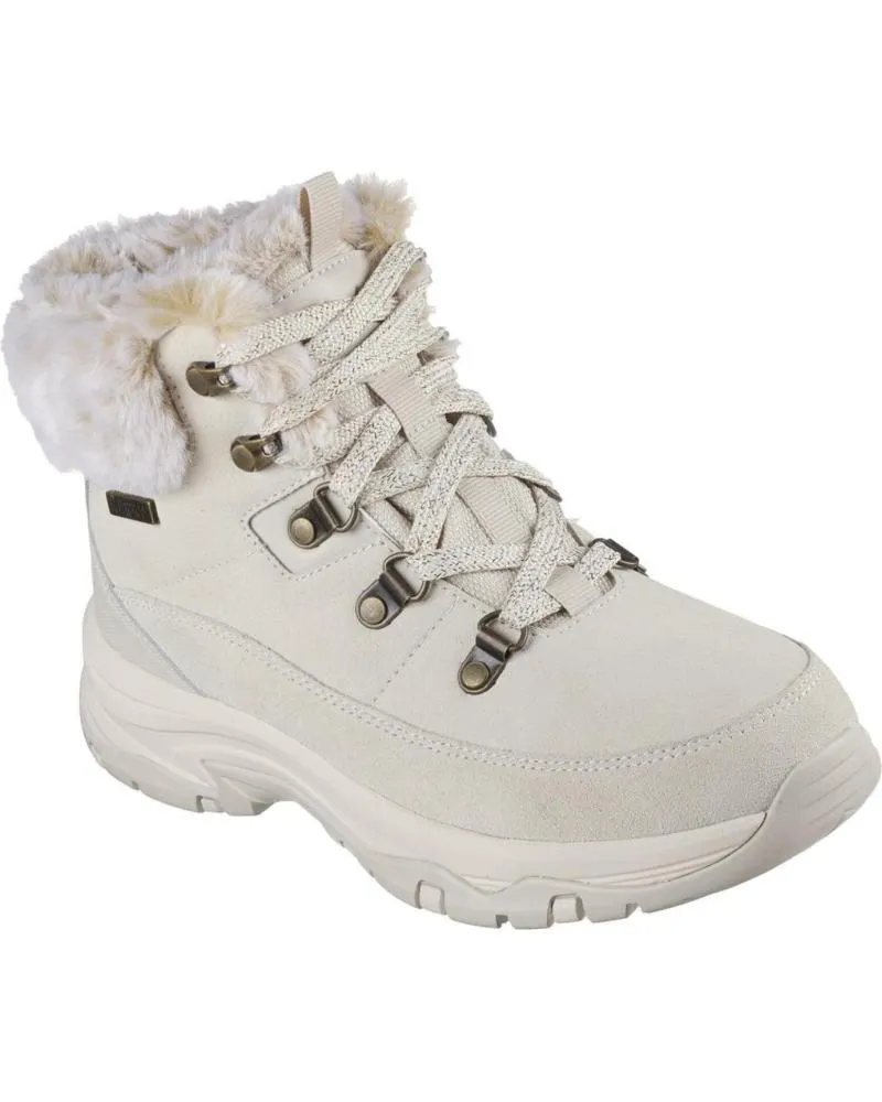 Botines SKECHERS  de Mujer TREGO SNOW WORRIES  BEIG