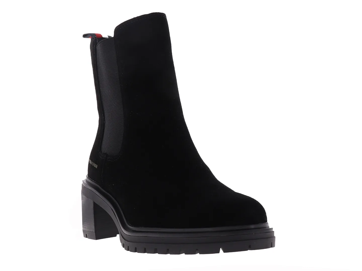 Botines Tommy Hilfiger Chelsea Negro Para Mujer