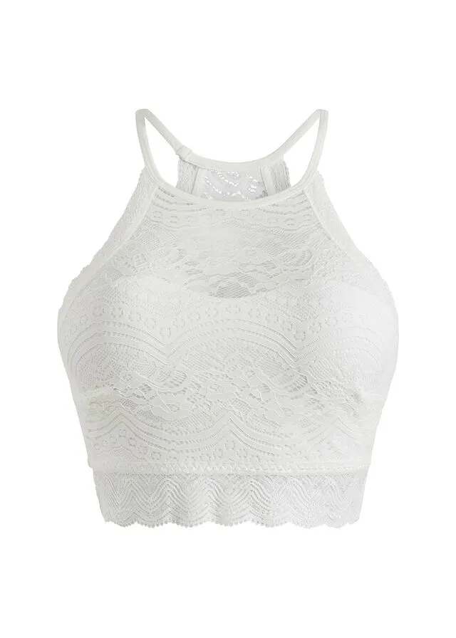 Bustier sin aros Blanco lana