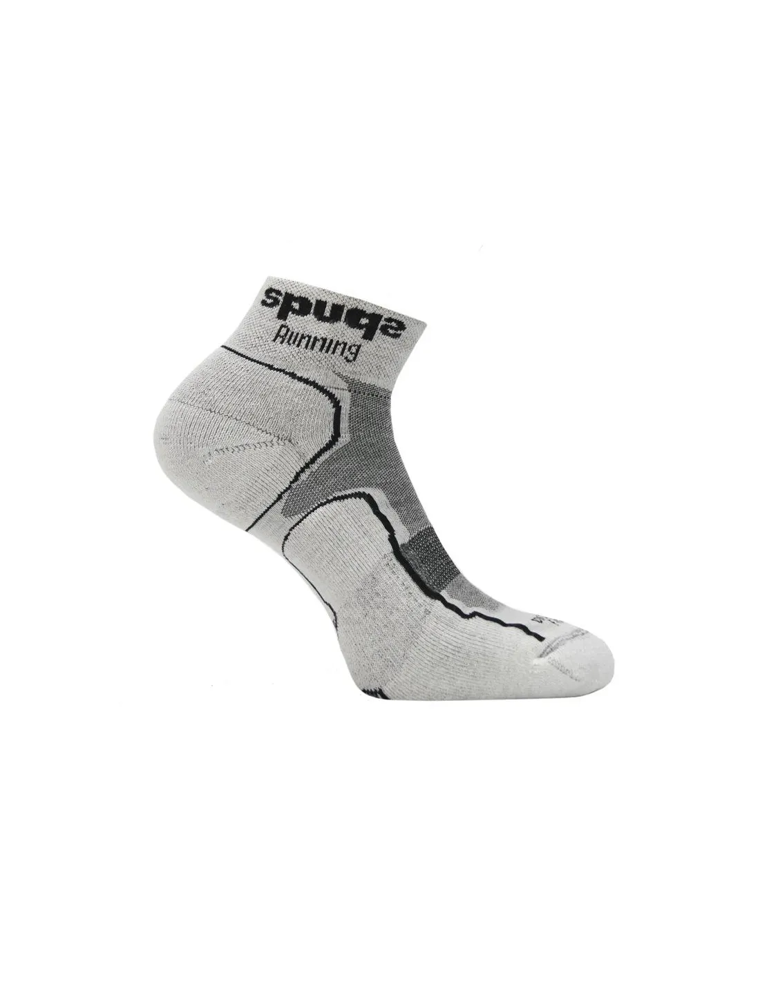 Calcetines de Running Spuqs Coolmax Cushion Gris