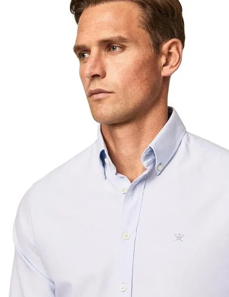 Camisa de vestir HACKETT azul claro para hombre