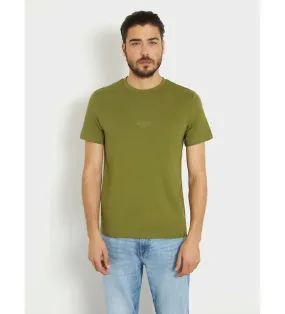 Camiseta con logotipo pequeño verde