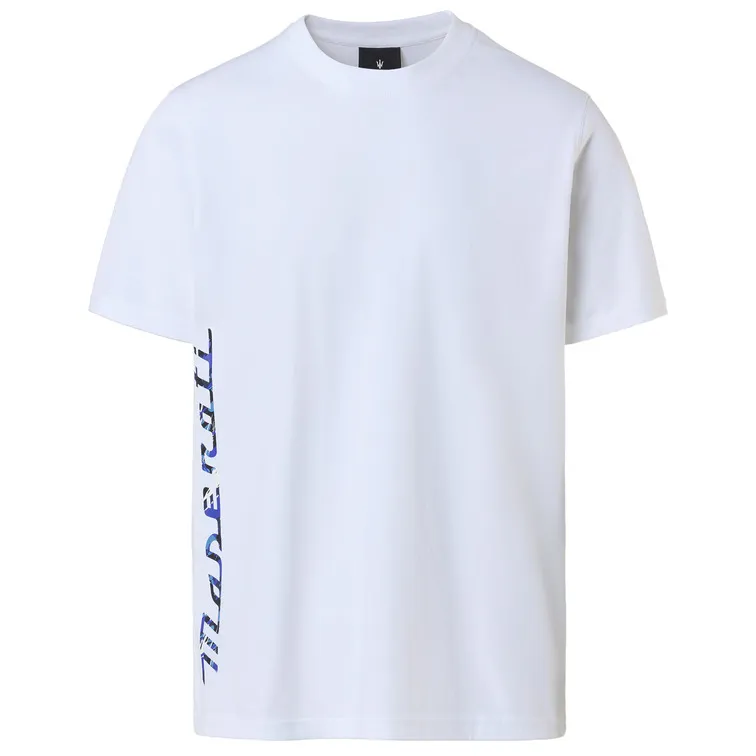 CAMISETA CON TRIDENTE ESTAMPADO HOMBRE MASERATI X NORTH SAILS