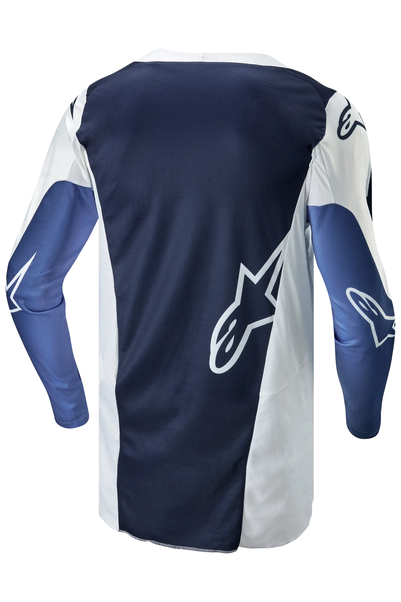 CAMISETA DE CROSS ALPINESTARS RACER HOEN BLANCOAZUL MARINO NOCHEAZUL CLARO