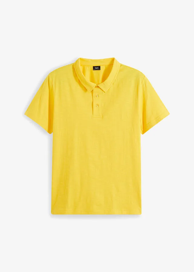 Camiseta de tipo polo Amarillo narciso