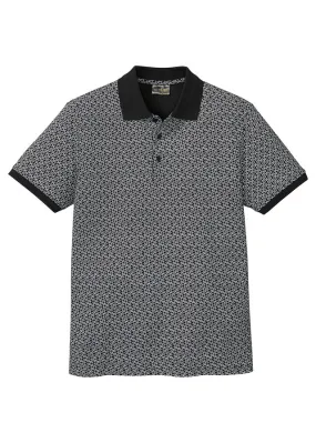 Camiseta de tipo polo Negro-blanco