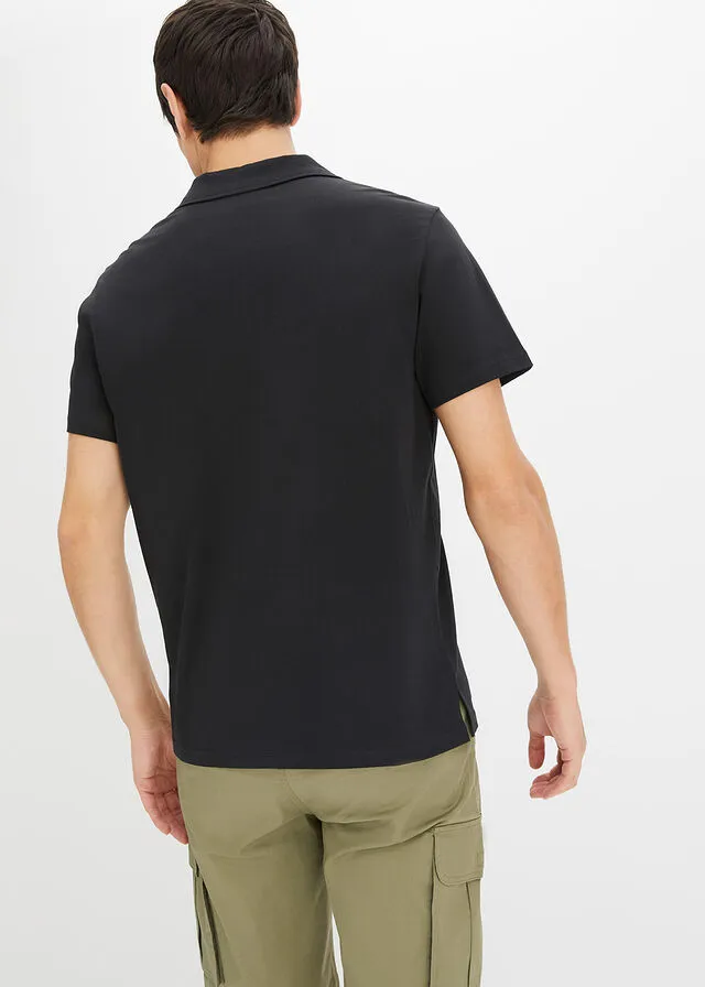 Camiseta de tipo polo Negro