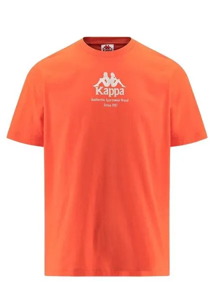 Camiseta Kappa Gastor Naranja Para Hombre