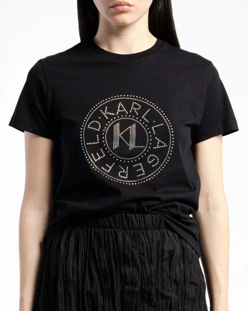 Camiseta Karl Lagerfeld 240W1700 Negro