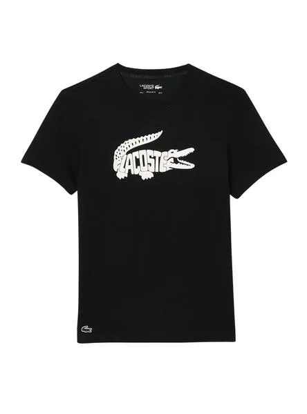 Camiseta Lacoste Ultradry Negro para Hombre