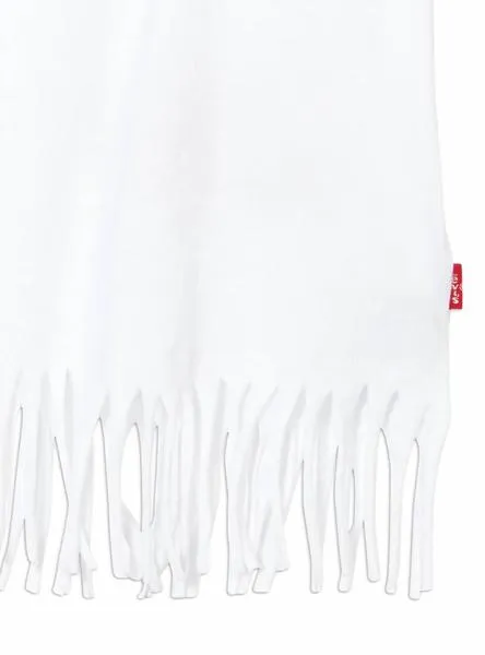 camiseta levis fringe blanco para niña