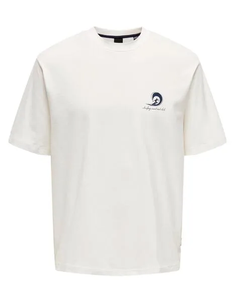 Camiseta Only & Sons 'Milo Coast Sorrento' Blanco