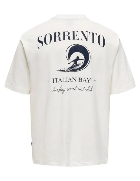 Camiseta Only & Sons 'Milo Coast Sorrento' Blanco