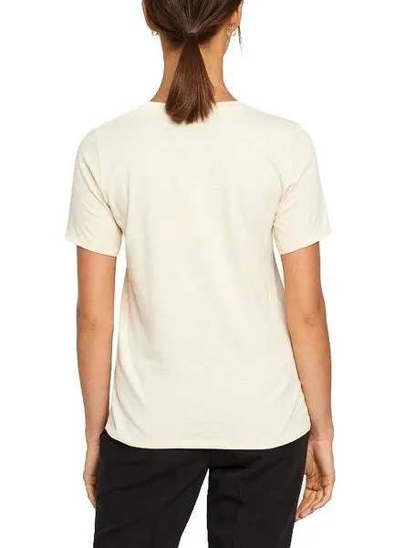 camiseta only weekday beige para mujer