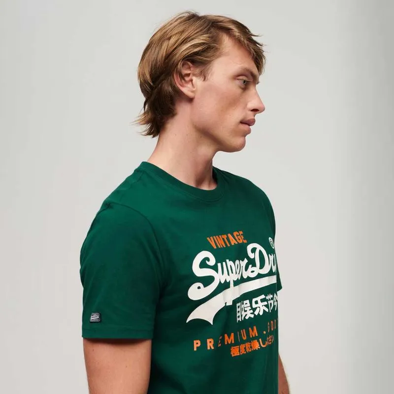 Camiseta Para Hombre Classic Heritage Superdry