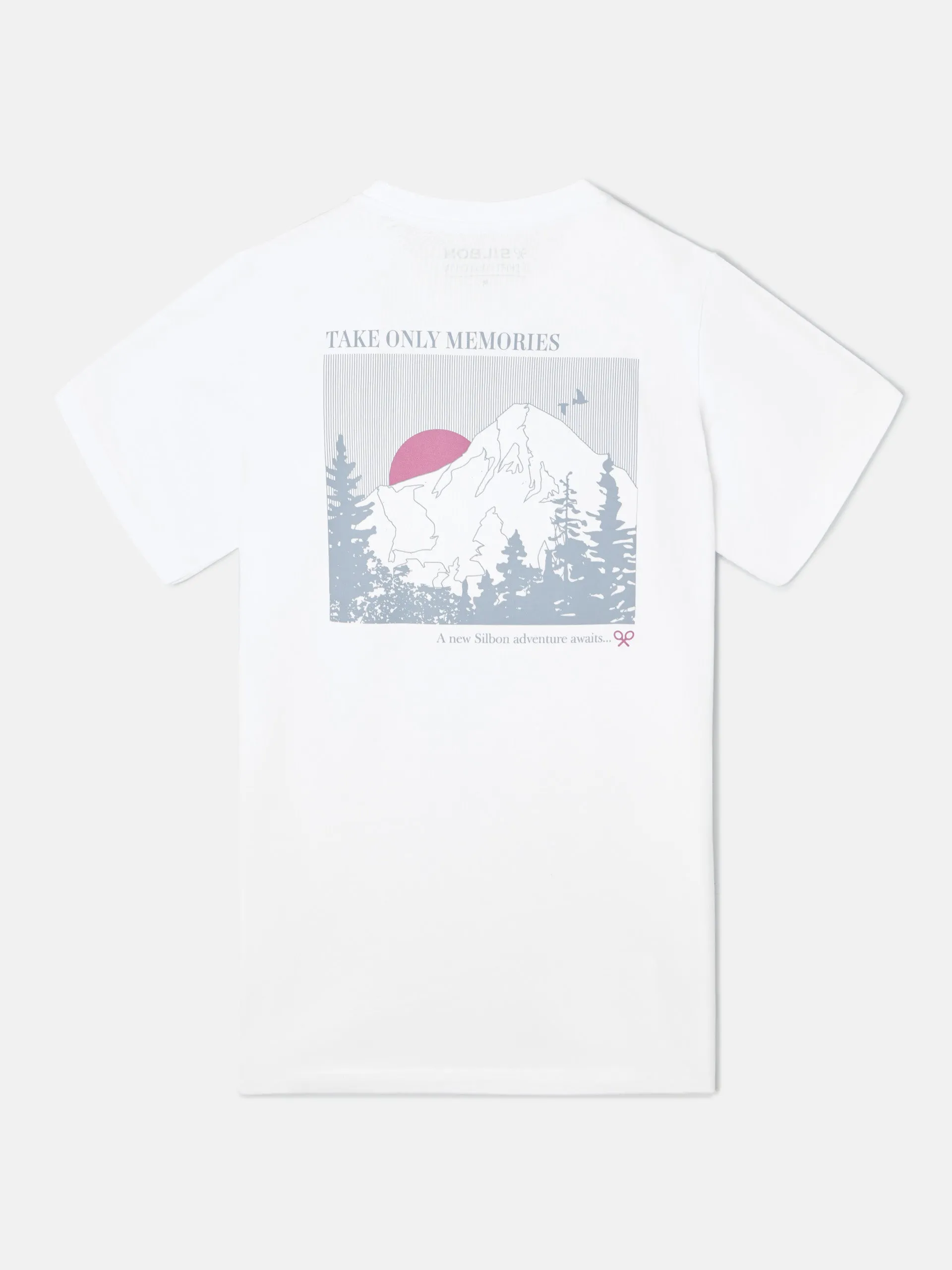 Camiseta take only memories blanca