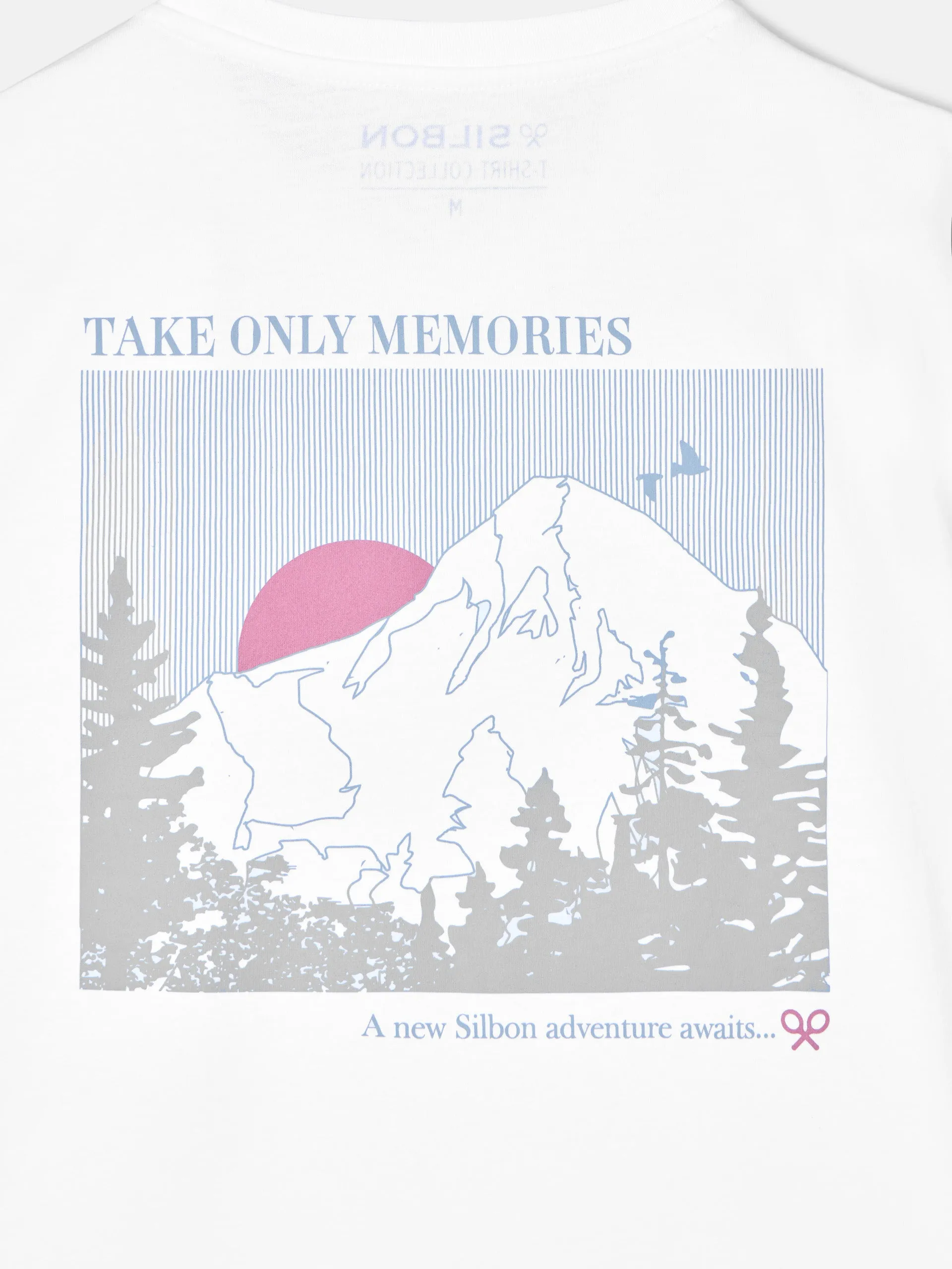 Camiseta take only memories blanca