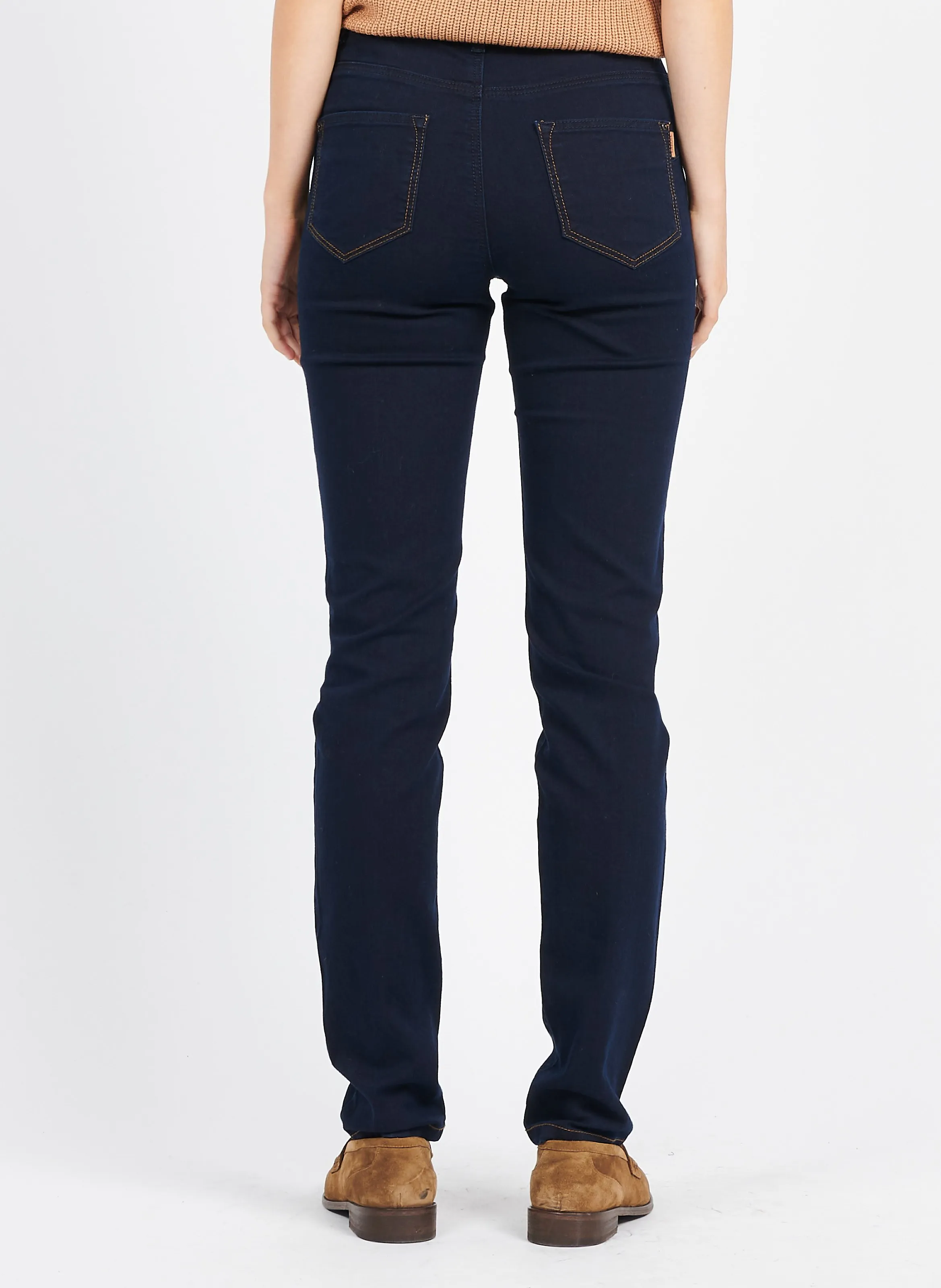 CAROLL LONDONB  VAQUERO SLIM DE TALLE ALTO EN AZUL