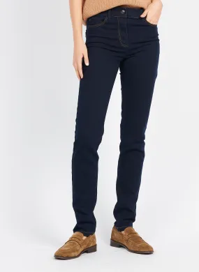 CAROLL LONDONB - Vaquero slim de talle alto en azul