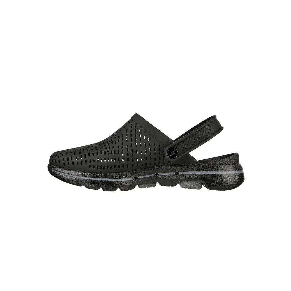 CHANCLAS MUJER SKECHERS GOWALK 5   ASTONISHED  NEGRO