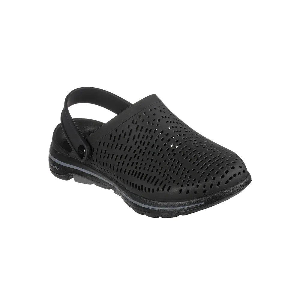 CHANCLAS MUJER SKECHERS GOWALK 5   ASTONISHED  NEGRO