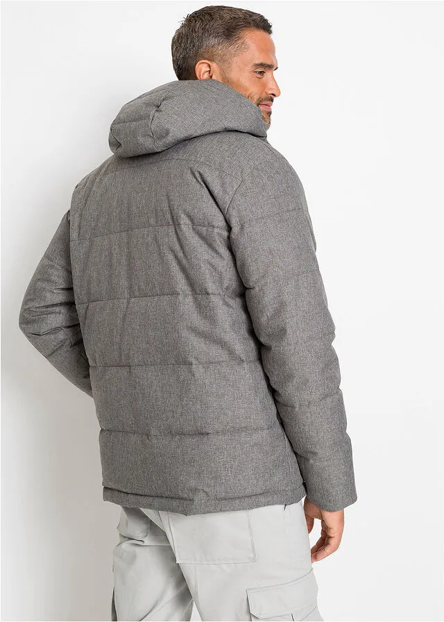 Chaqueta para exteriores Gris claro jaspeado