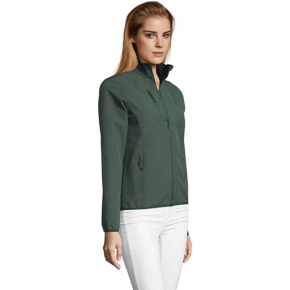 CHAQUETA SOFTSHELL DE MUJER CON CREMALLERA